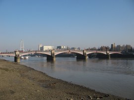 View down to Lambeth Bridge