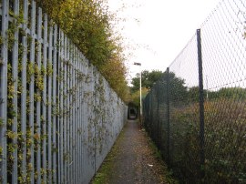 Path from the A40 footbridge