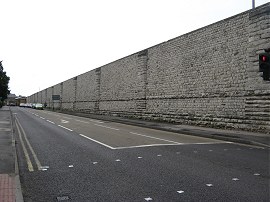 Maidstone Prison walls