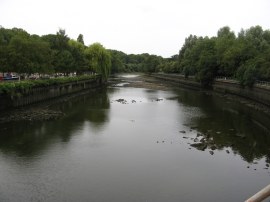 River Medway below Allington Lock