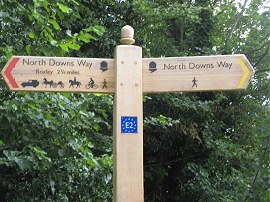 North Downs Way Signpost