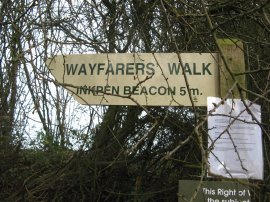 Wayfarers Walk signpost