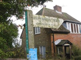 Wayfarers Walk signpost