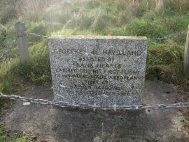 De Havilland Memorial Stone