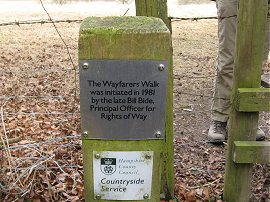 Wayfarers Walk Plaque