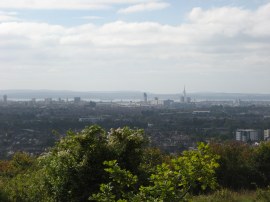 View over Portsea Island