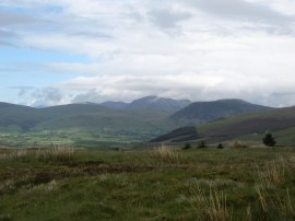 View towards the Lakes from Dent Fell