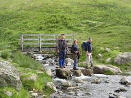 Crossing the stepping stones