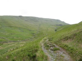 Path leading up to Hause Gap