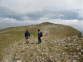 Approaching the summit