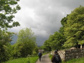 Heading towards Bampton Grange