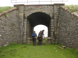 Heading under the Settle - Carlisle rail line