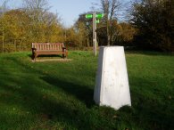 Trig point, Barn Hill