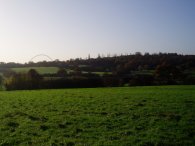 View back to Barn Hill