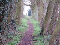 Path to Sandon Church