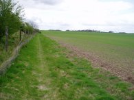 The path heading towards Ashwell and Morden Station