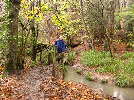 Derek crossing the last Gill