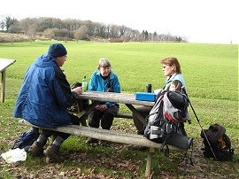 Lunch stop at Ardingley Reservoir