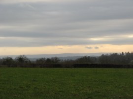View towards the South Downs
