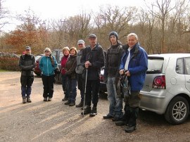 Setting off from Minepit Wood