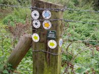 Footpath markers