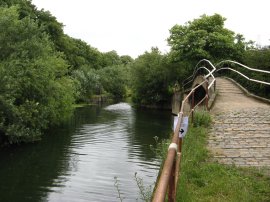 Old River Lea by Pudding Mill River