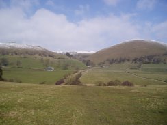 View towards High Wheeldon and Aldery Cliff