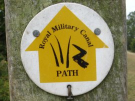 Royal Military Canal Way Marker