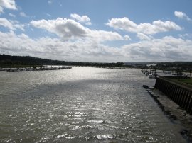 View up the River Medway