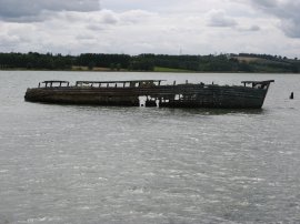 An abandoned boat