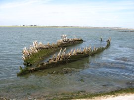 An abandoned boat