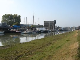 Approaching Faversham