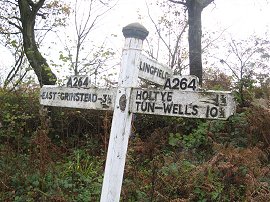 Road Sign on the A246
