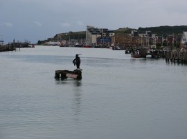 View down the River Ouse, Newhaven