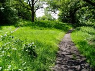 Path nr Woodford Golf Course