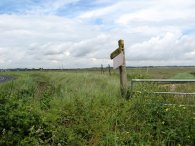 Footpath sign