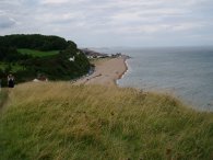 View back towards Deal