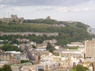 View over Dover towards the Castle