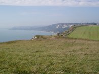 View towards Folkestone