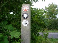 Saxon Shore Way markers