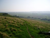 The cliff top path