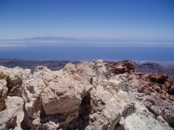 View from the summit of the Pico Del Teide