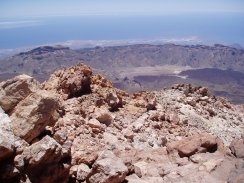View from the summit of the Pico Del Teide