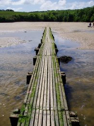 Footbridge over the Gannel