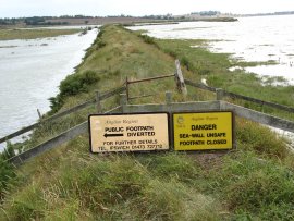 Sea Wall, nr Bradwell