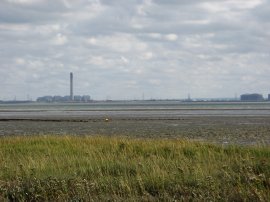 View towards Grain Power Station