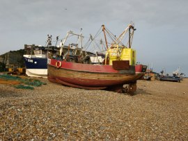 Fishing Boats, Hasting Beach