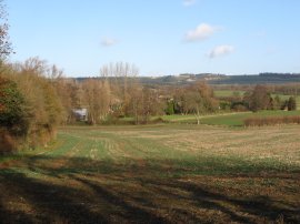 View towards the North Downs