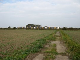 Approaching the railway