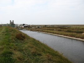 Approaching Reculver